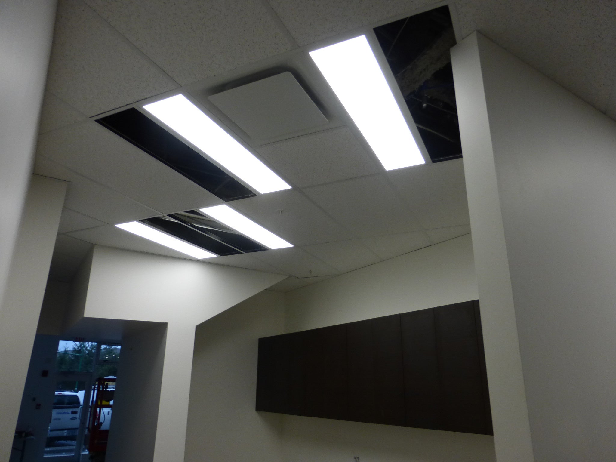 1x4 led flat shop panel